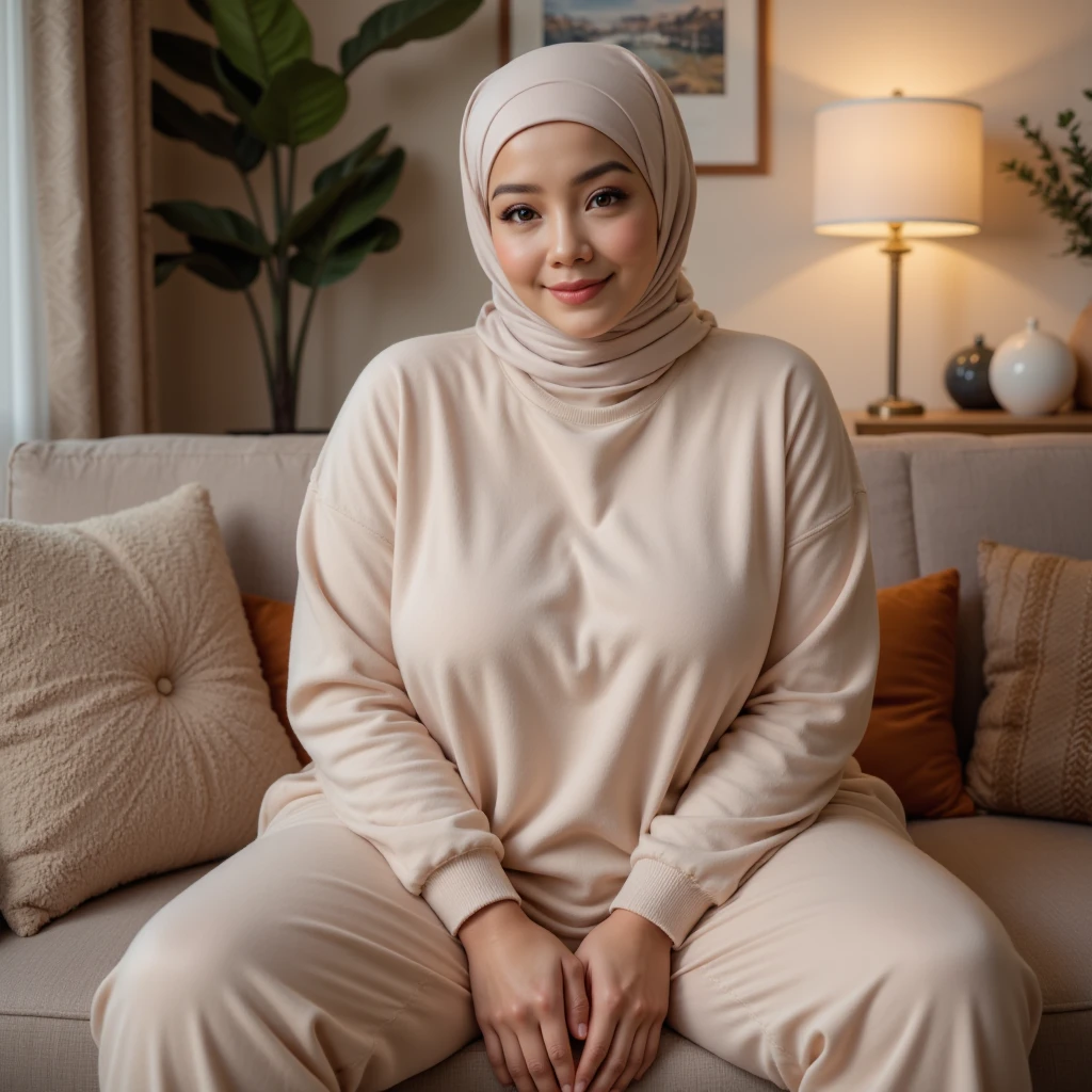 The most beautiful,thin,most pretty and clever Asian muslimah adult girl wears white clouded leopard lycra turtleneck unitard catsuit covered with spots.She always wear white clouded leopard print lycra dancewear stretchy square hijab covered with many spots.She sits on the bed and reads a lot of newspapers