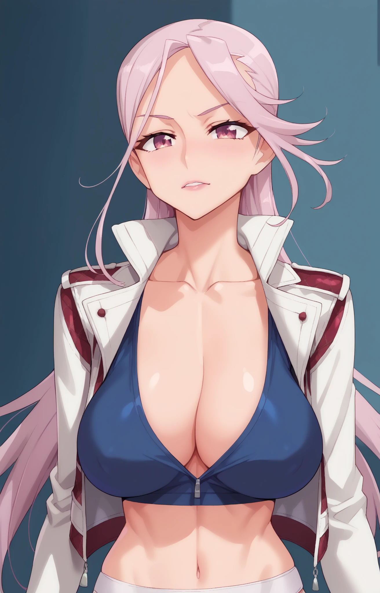 ((Lie down))，best quality，masterpiece，1 girl，(((Very large breasts)))，((((Full composition))))，(((Take up the entire picture)))，((((Open your legs))))，(naked)