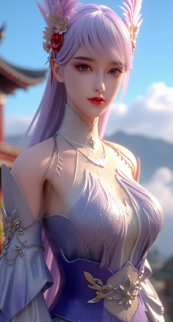 1 girl,lean over WINK,wearing Red bar, suit, white trousers, outdoor,elegant,nighttime,moonlighe,shiny skin,( huge breasts:1.1), lip gloss,tattoos, masterpiece, best quality, realistic ,Surrealism,natural colors art in 8k,soft shadows,Portrait art,solo,  elise,