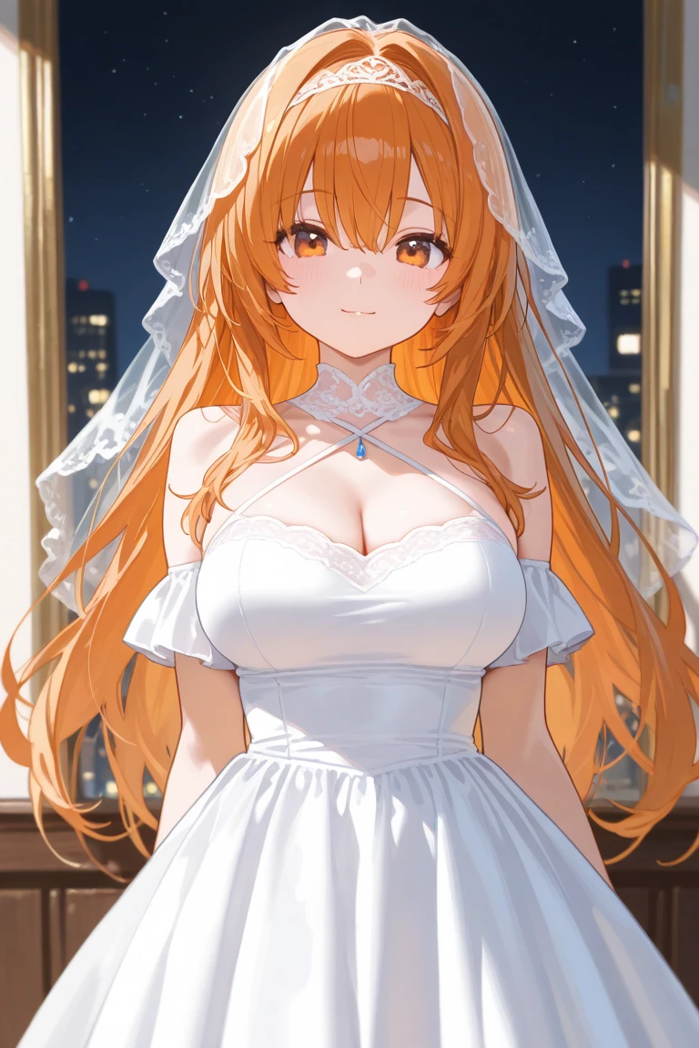 itsukinakano, <lora:itsukinakanotest:1>, itsuki nakano, bangs, blue eyes, hair between eyes, ahoge, red hair, star \(symbol\), hair ornament, star hair ornament,
BREAK gloves, dress, cleavage, bare shoulders, collarbone, elbow gloves, white gloves, white dress, strapless, tiara, veil, strapless dress, wedding dress, bridal veil,
BREAK indoors, church,
BREAK looking at viewer, BREAK <lora:GoodHands-vanilla:1>, (masterpiece:1.2), best quality, high resolution, unity 8k wallpaper, (illustration:0.8), (beautiful detailed eyes:1.6), extremely detailed face, perfect lighting, extremely detailed CG, (perfect hands, perfect anatomy),
