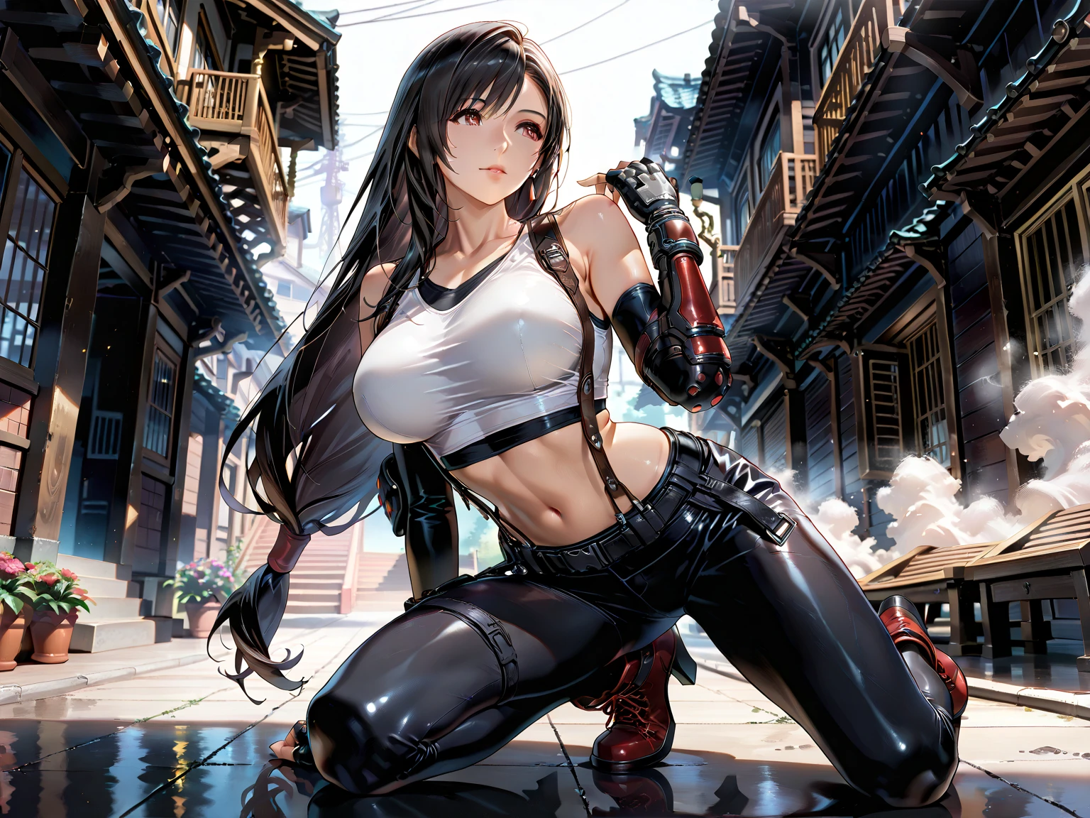 Breast exposure, Genital exposure, Flushing on the face, plein air, Crawling, female dog, Scared, Together, Watery eyes,tongue, Long ponytail, blush, There is a lot of white liquid., Black stockings, high-heels, , slovenly, cleavage, resumption, a navel, condoms, Tattoo Wind, No Underwear, Sputtering, spill a lot of white liquid