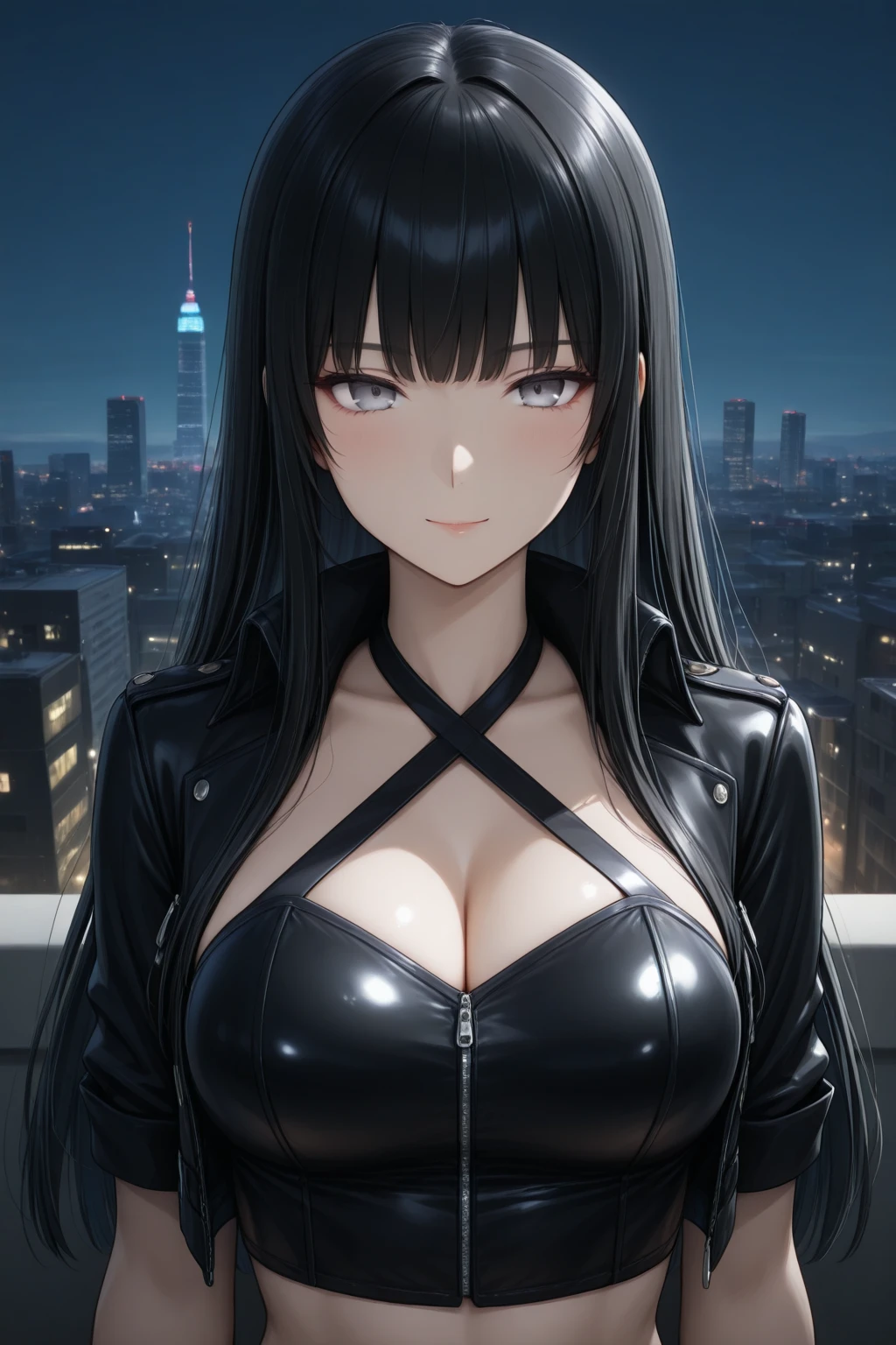 woman (naruarrive), 1 Girl, 独自of, breast, of_Eye, superior_Body, Watching_arrive_this_side, cosmetic, zipper, rain, Paper, nose, open clothiss, Paper jutsu, superior Body, Xiao organization clothing, Lip piercing