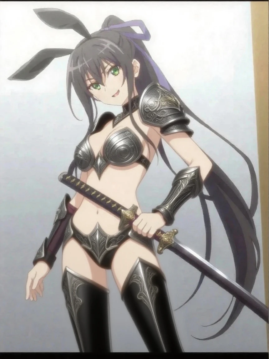 NSFW,masterpiece,Highest quality,High resolution,Super detailed,(Sword Art Online\), Purple Hair, Long Hair, Ahoge, Red eyes, Pointed Ears, hair band,High quality sexy bikini,Embarrassed,A cheerful smile,blush,beach,Palm tree,Rock Shade