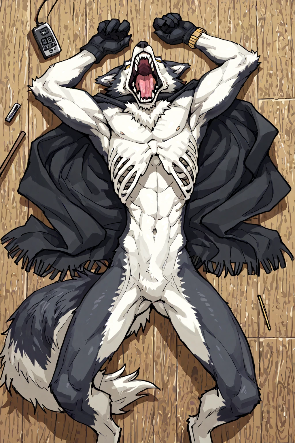skull dog, scp 1471, male, penis, knoted penis, animal genitalia, canine penis, black fur, knott on penis, anal sex, x ray, penis inside ass, anal, cumshot, first person, viewer being dominated by skull dog, bottom one pov, reciving pov, viewer enjoying being anal penetrated