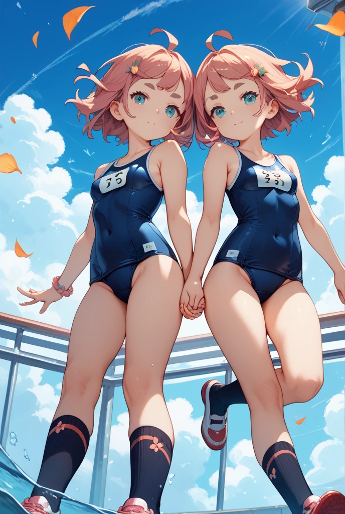 highquality illustration, masterpiece, very delicate and beautiful, attractive girl,(colorful leotard, heattech leotard,tight leotard,long_sleeve leotard,ribbed leotard,high_leg leotard,turtleneck leotard), thin,slender body,slim,gymnastics club,2 girls,gymnastics athlete,bare legs,gymnasium background,beautiful eyes, light smile,(masterpiece, best quality:1.2), highres, extremely detailed CG unity 8k wallpaper, perfect lighting, Colourful, ultra-high res,4K,ultra-detailed, photography, 8K, HDR,  17 ages, 