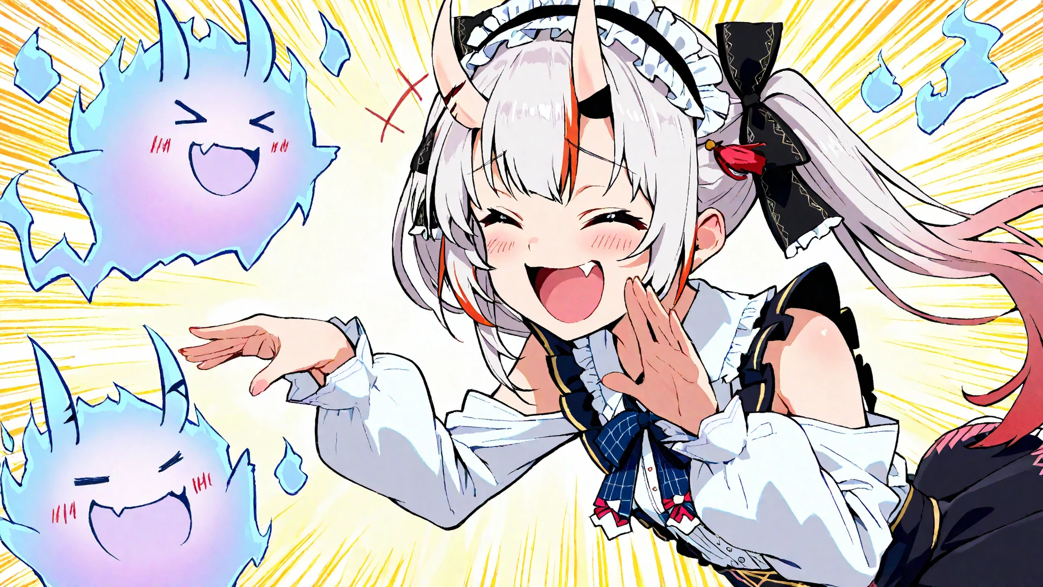 best qualtiy、1girl in、Baby face、Cute Wizard、tongue、Concentrate on the tongue、((Mouth wide open、Show the inside of the mouth))、Showing throat、long tongue、teak、Round cute eyes、big eye、Sauce order、Beautiful purple eyes、Rabbit ears、Wizard's Clothing、The wizard's big wand、Colossal tits、cleavage of the breast、Wizard Hat、simple background、