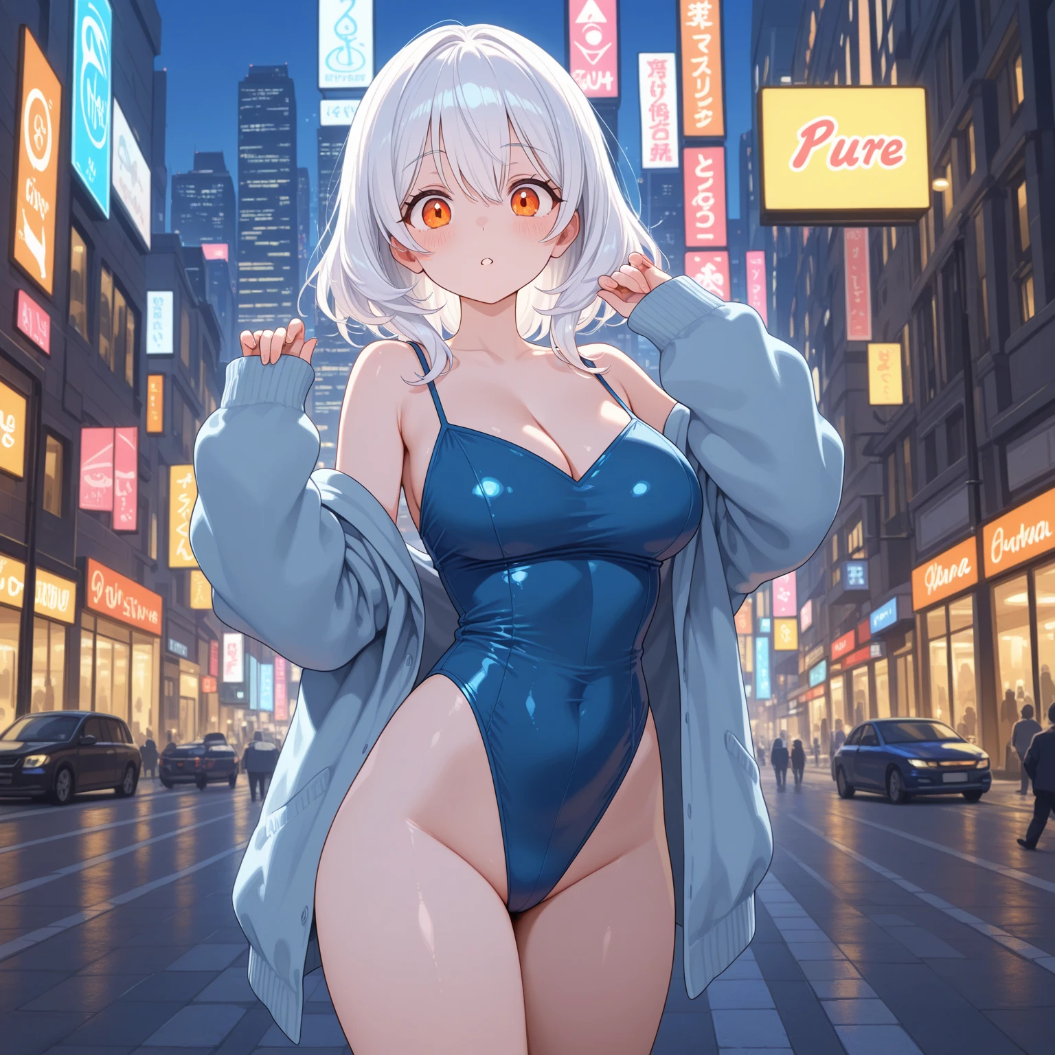 little mucama cat girl,(((1 chica))),(((little loli,tiny little body,,chibi))),(((6 years))),((mucama cat girl with extremely lindo and beautiful pale rosa hair)),(((cat girl,anthro furry lindo,cat girl))),(((cola,cat cola,Orejas de gato,thin cat cola,Orejas de gato on head,big Orejas de gato))), (pechos grandes:1.4),pechos abundantes,Pechos esponjosos,busto copa H,reventar,parte superior del busto abultado,(((pale rosa pelo despeinado:1.35,cabello corto,pelo interior coloreado,pelo despeinado,ear breathing))),((heterochromia:1.5, (rosa_ojo and yellow_ojo))),intricate ojos,beautiful decolaed ojos,symmetrical ojos,big ojos:1.3,((Gordo)),(((piel brillante:1.5,piel brillante: 1.5,piel bronceada,piel brillante,very piel brillante,cuerpo brillante,plastic glitter skin,exaggerated piel brillante,piel iluminada,piernas mojadas))),(spider lower abdomen,cintura estrecha,cadera ancha,athletic body,piernas infladas,decolaed body,(decolaed face)), lindo,cachonda,seductor,Erotic,(((NSFW))), (mucama headdress),mucama swimsuit,tocado,(mucama),sin mangas,recorte de escote,piernas desnudas,ropa sexy,((Ropa mojada,traje intrincado,ropa intrincada)), (dynamic pose:1.0),enfocarse solo,feliz,(centrado,escala para ajustarse a las dimensiones,Regla de los tercios), cyberpunk city by the ocean at night, with bright neon signs and dark stormy clouds and puddles, escenario:1.25, Artistic photography,(photograph taken by sldr),high resolution, Sharp focus, (ultra decolaed, extremely decolaed), (obra de arte fotorrealista:1.37),(extremely decolaed CG unity 8k wallpaper),((tema de fondo de onda sintetizada)),(((colores vibrantes))),(fondo intrincado),(Obra maestra),(mejor calidad),