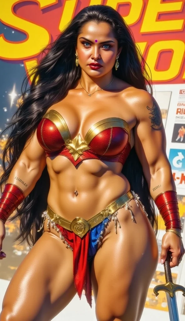 matador costume, bull fighter costume, traje de luces, bull fighter's hat, Spanish, wide brimmed hat, colorful, whole body, full body, cape, matador's muleta, Muleta, (dynamic pose:1.4), skin pores, detailed skin, wide hips, (thick thighs:1.4), pants, crotch cut out, pussy, (pussy:1.5), no panties, (pants:1.4), 
bull fighting stadium, Bull, (Big bull:1.4), audience, audience in the grandstand, nsfw
<lora:CrotchlessPants:1>, <lora:oiled skinv1:0.4>, <lora:add_detail:0.7>,