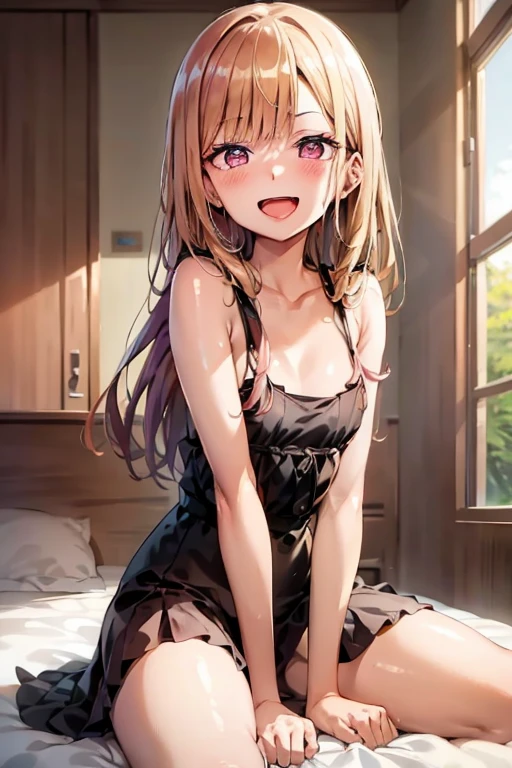 Young girl in underwear