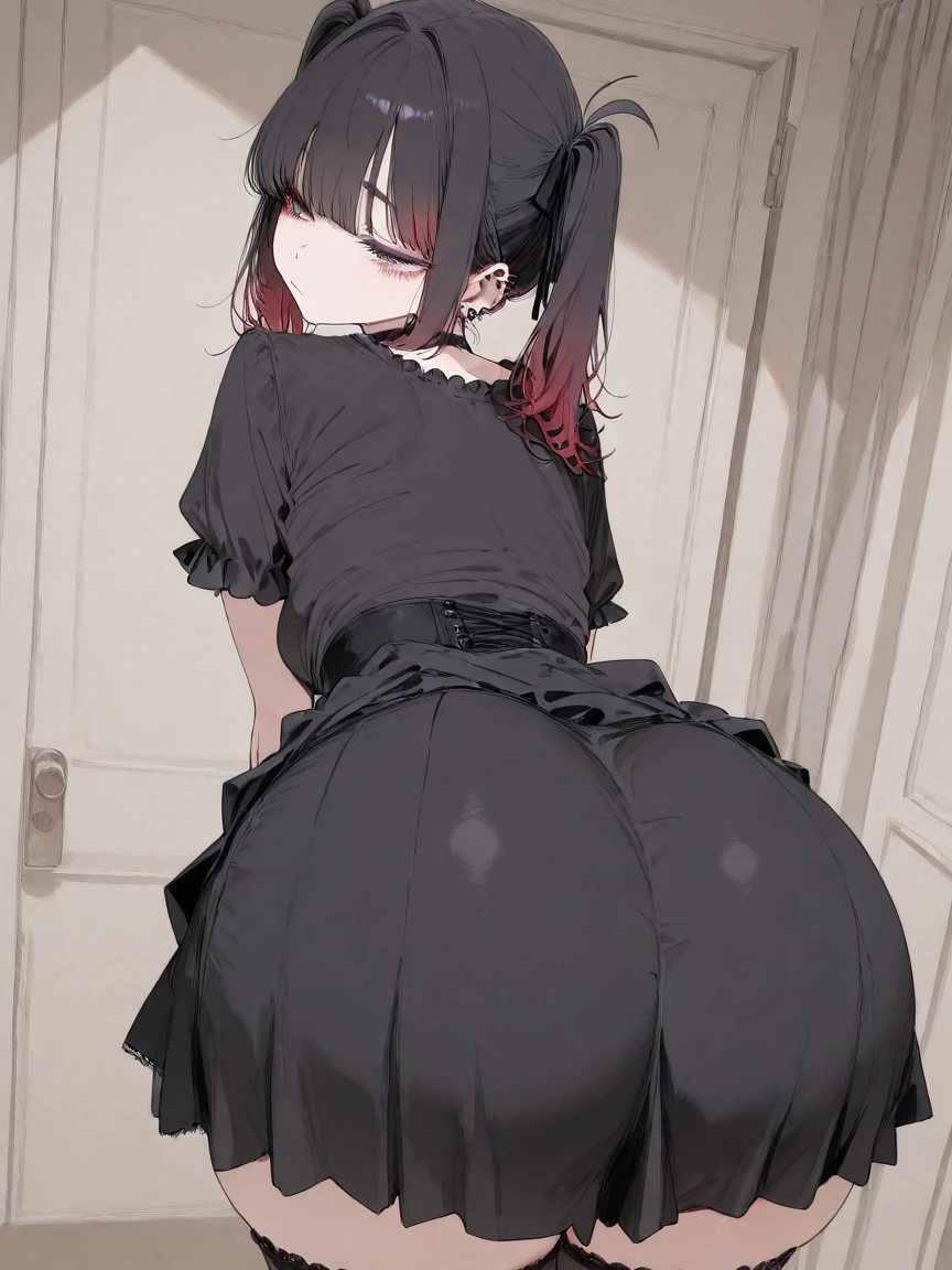 nsfw , naked, maid, blushing, exited, cum in the ass, looking to the camera