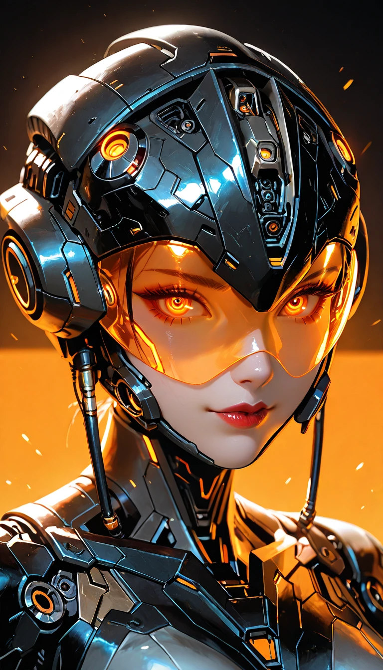 a portrait of a mechanical creature (( mechanical female, anthro wolf: 1.5), ((full body: 1.5)), ((anatomically correct: 1.5)), (ultra detailed face: 1.2), yellow eyes. dynamic fur color, glowing eyes, wearing mech armor, delicate armor, wearing high heeled boots, cyberpunk street background, vibrant, Ultra-high resolution, High Contrast, (masterpiece:1.5), highest quality, Best aesthetics), best details, best quality, highres, 16k, (ultra detailed: 1.5), masterpiece, best quality, (extremely detailed) RAW, (ultra details, Masterpiece, best quality),MechanicusStyleAI, Hyperrealism style, anime