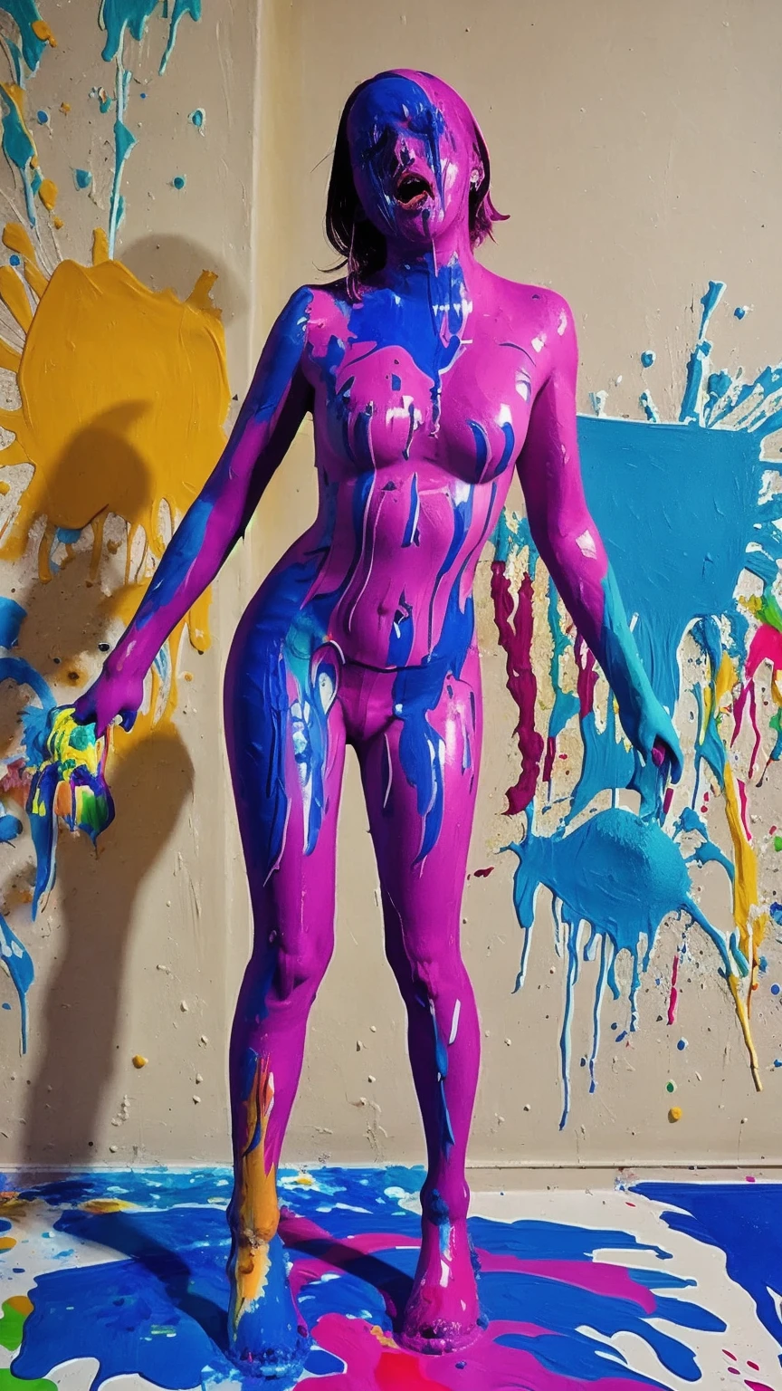 bodypaint,full bodyesbian