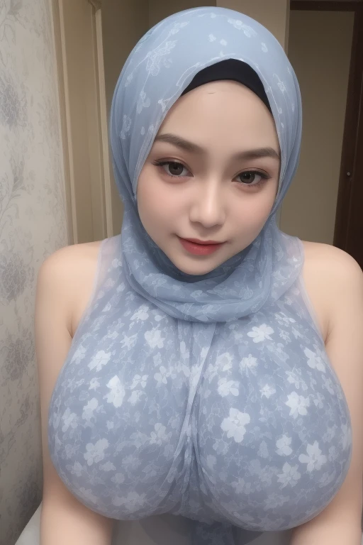 NSFW, (RAW photo, best quality), (realistic, photo-realistic:1.3), 1 girl, solo girl, teens, full body photo, facing the viewers, extremely delicate and beautiful, Amazing, finely detail, masterpiece, ultra-detailed,a lovely female muslim sleeping in the bed, transparent pasmina hijab covering the breast, topless, no bra, detailed breast,closing eyes, bukkake, moam, sharp focus, high quality,medium breast,