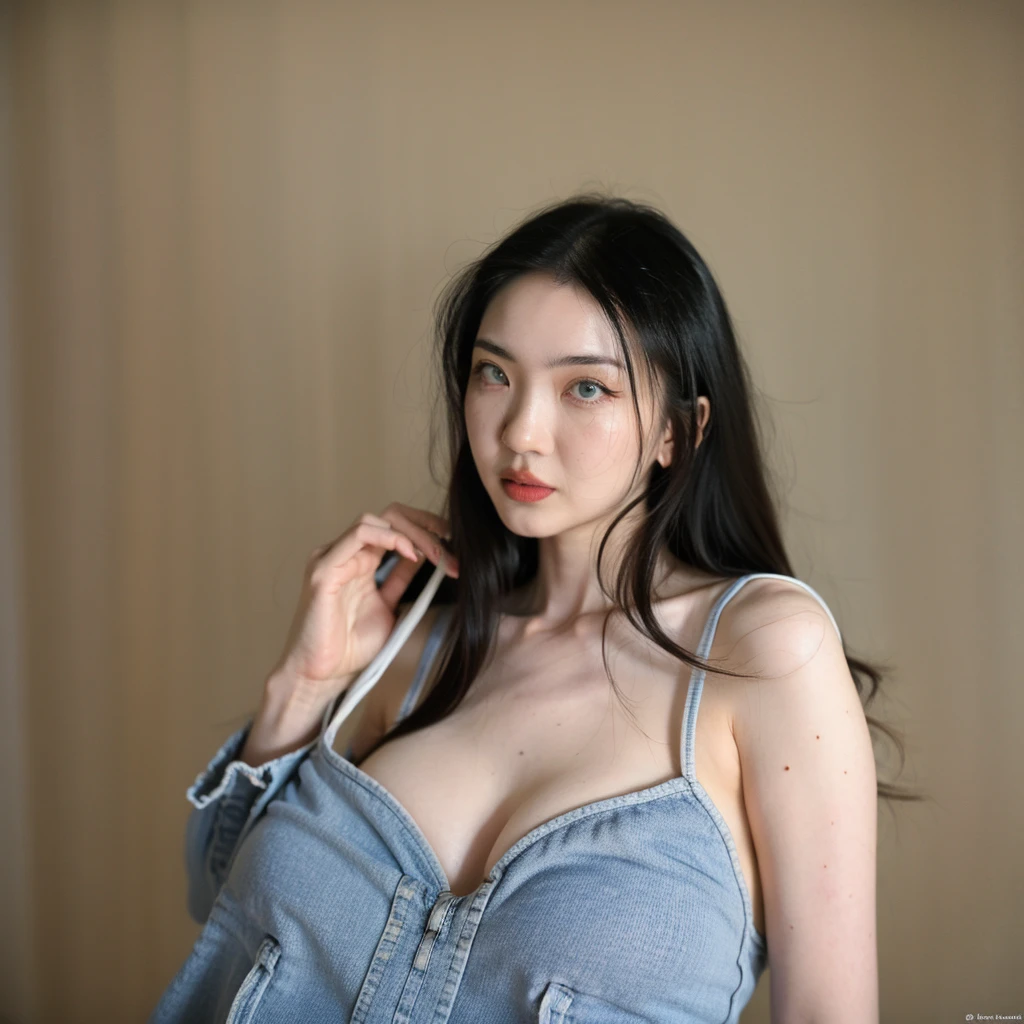 Best quality, masterpiece, super detailed high resolution, (realistic: 1.4), watercolor style, illustration, dazzling background color,, 1 Girl Holding Weapon, (Solo Exhibition: 1.2), (Denim Lens: 1.2), (Hair Crown: 1.2), Chinese , naked , big breast,(Red Eyeliner: 1.2), (: 1.4), Earrings, Dynamic Angle, Opera House, messy_long_hair, Ink, Movie Lights, lens_flare, Velvet, Chrysanthemum, Tassels, Ribbons, Color Embroidery,