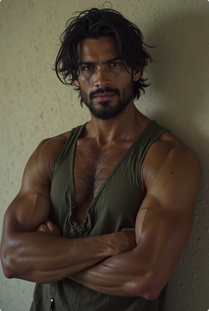 Homem grego, irritado, Musculoso,Cabelo Moreno,Franja Loira, Olhos explodindo de fogo ,Cercado por chamas, corpo inteiro: 1.2, Surrealismo,Melhor Qualidade,Usando Armadura Espartana,Anatomia correta, Tem 6 asas de anjo nas costas,