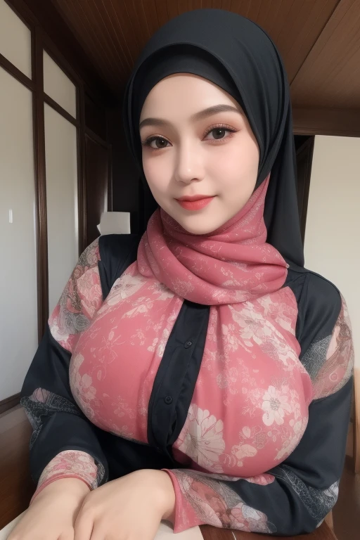 (RAW photo, best quality), POV, close-up, (realistic, photo-realistic:1.3), ((School Uniform)), HIJAB OUTFITS DRESS, best quality of Hijab Girl, Full Hijab Dress, highly detailed, masterpiece, ultra-detailed, illustration, 1girl, upper_body, dynamic angle, world masterpiece hijabi, extremely detailed CG unity 8k wallpaper, ink, Amazing, cinematic lighting,
