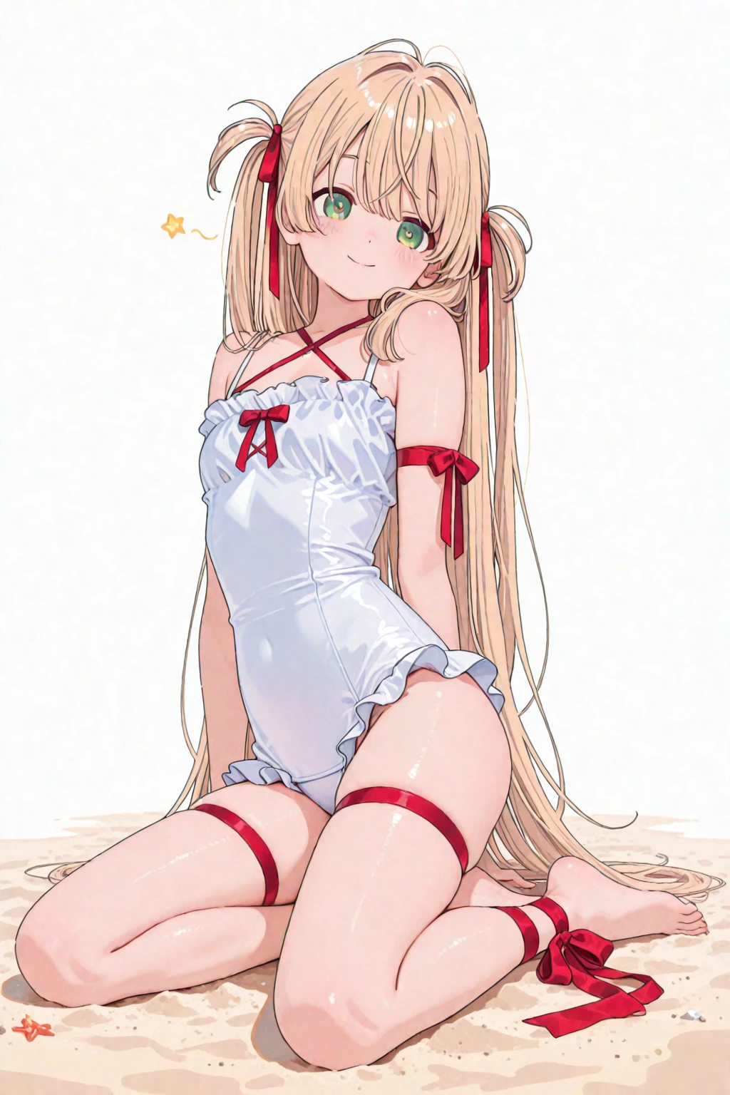 Highest quality, Ultra-detailed, Lolita Fashion, One Girl(8-year-old),Beautiful girl,Laughter, Arms crossed, Platinum Blonde Hair, Los Angeles,Flat Chest,Perfect limbs,The morning sun shines、Put your hands behind your head、Show your side、Please strip naked