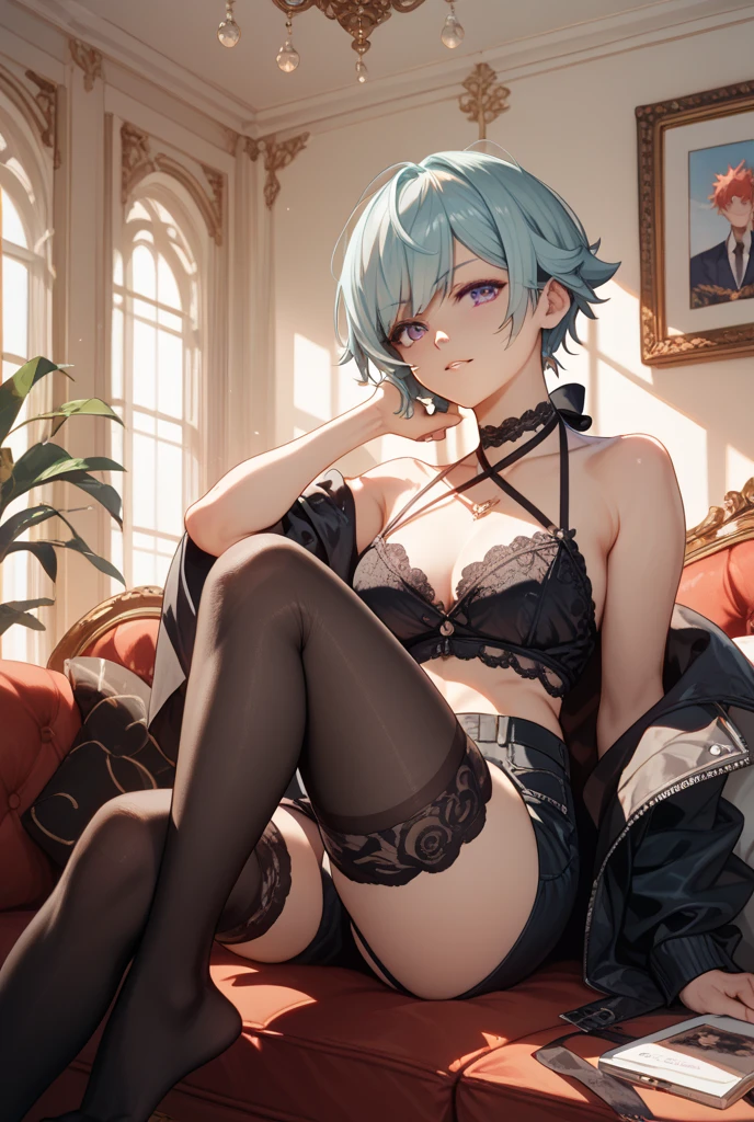 tmasterpiece,best qualtiy,Two men and two women, One of the women became pregnant,Four people stared at the pregnant woman's stomach with side lights,lens flare glow,Ray traching,Sharp focus,Wearing a bikini,Large breasts