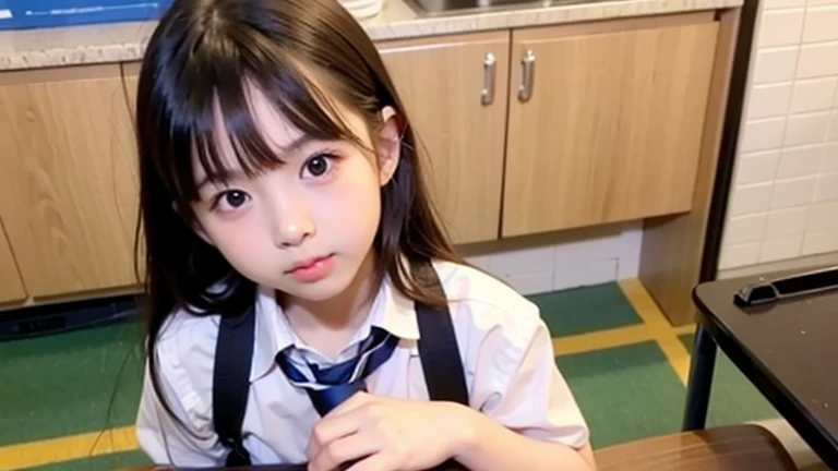 Photo quality,Masterpiece,Realistic,(16 year old cute kung fu girl:1.9),(Detailed young face:1.9),(Very embarrassed look:1.9),(Thin legs:1.9),(Cosplay as a game character:1.9),(Chinese Girl:1.9),((Droopy eyes:1.9)),((Body type of a 16 year old girl,Small Tits:1.9)),(Cute school girl hairstyle:1.9),((Skinny Legs)),Very pale skin,Show your forehead,Detailed body,Detailed hands,No makeup
