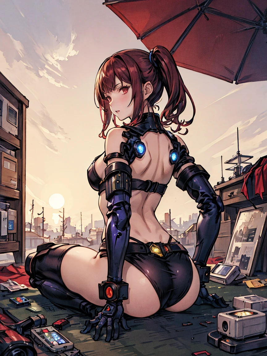 The best beauty black silk single pouting ass, bare chest, big ass, sticking out her tongue, eyes confused --auto