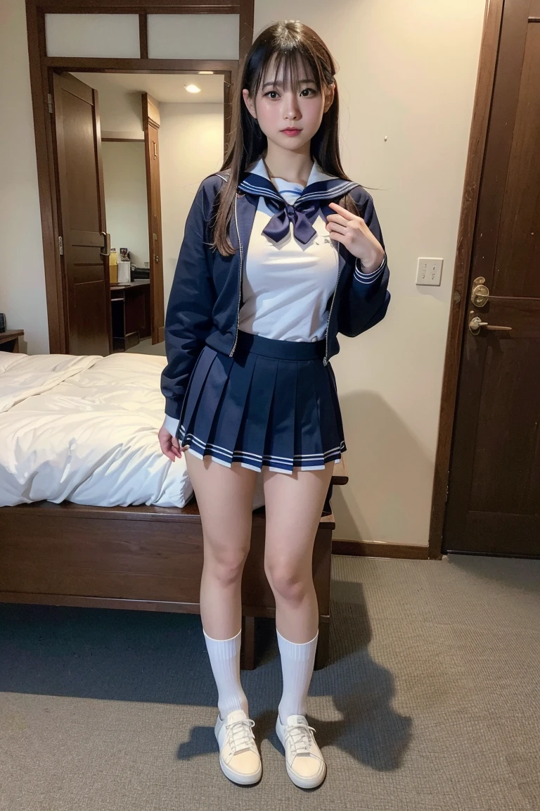 Dark blue high socks majicMIX Real、(Raw photography:1.2)、(Photorealsitic:1.4)、The beauty of beautiful details and delicate facial expressions、a blond、((Panties are visible))(Squatting panty shots)piercings Lashes beatiful detailed eyes、huge filesize、ultra-detailliert、hight resolution、Transcendent beauty top-quality、masterpiece、、(Japanese girls' high school uniform))、Very detailed expression Magnificent、finely detail、Highly detailed face movie lighting、A 23-year-old girl、front facing、((dynamicposes)))、(Sitting on legs with bent knees))、pleatedskirt、blazers、Sexy upper eyes