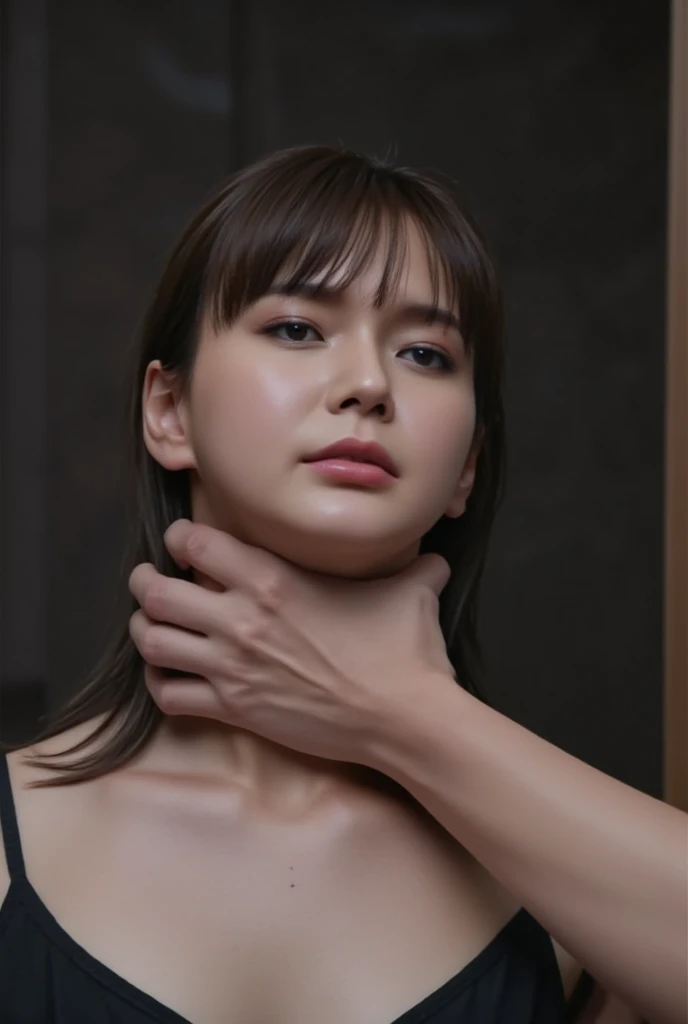 masterpiece, ,(solo:1.1), (bright lighting:1.2), extremely detailed face, brown hair, short hair, Braided Hair, perfect lighting, best quality, ((mature female)), 19yo, female, 1girl, , hetero, 1boy, , oral, solo focus, pov, , plump body, , (rolling eyes:1.4), (ahg:1.4), (looking upwards:1.4), Ecstatic expression