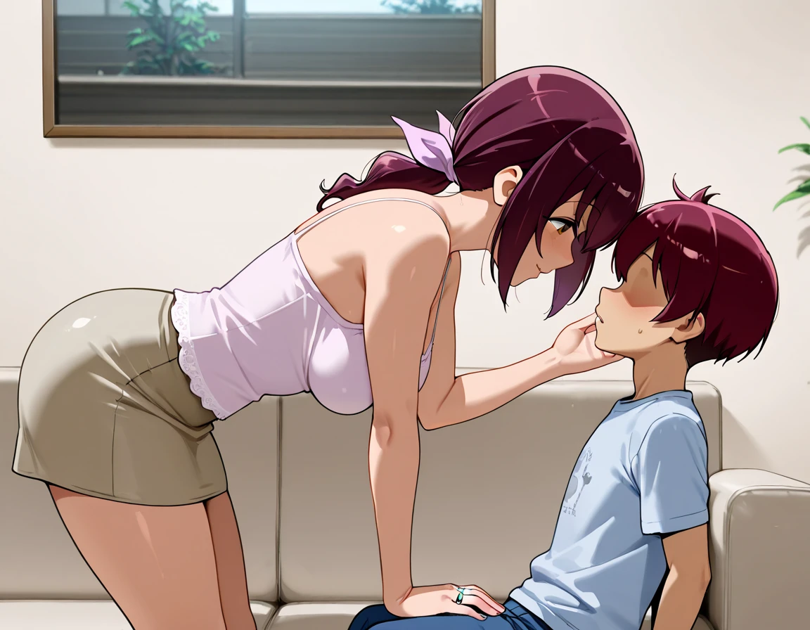 ((Highest quality)), ((masterpiece)), (be familiar with), Perfect Face, indoor, Bedroom, Watching the audience,
One woman, Inspiration,
Open Mouth, Ecstatic expression, blush, smile,
Small breasts, Flat Chest, Young Girl, , , Girl,
Short Hair, short hair,
Fully nude, Nipples exposed, Sex with a man with a big dick, 膣内ejaculation, Semen is taken, Insert a into your, Sex in missionary position, , Leg spread,