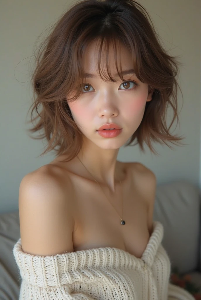 4 girls, 15 years old, short hair, very curly orange color, very nice, with freckles, kissing with tongue, in bed, naked