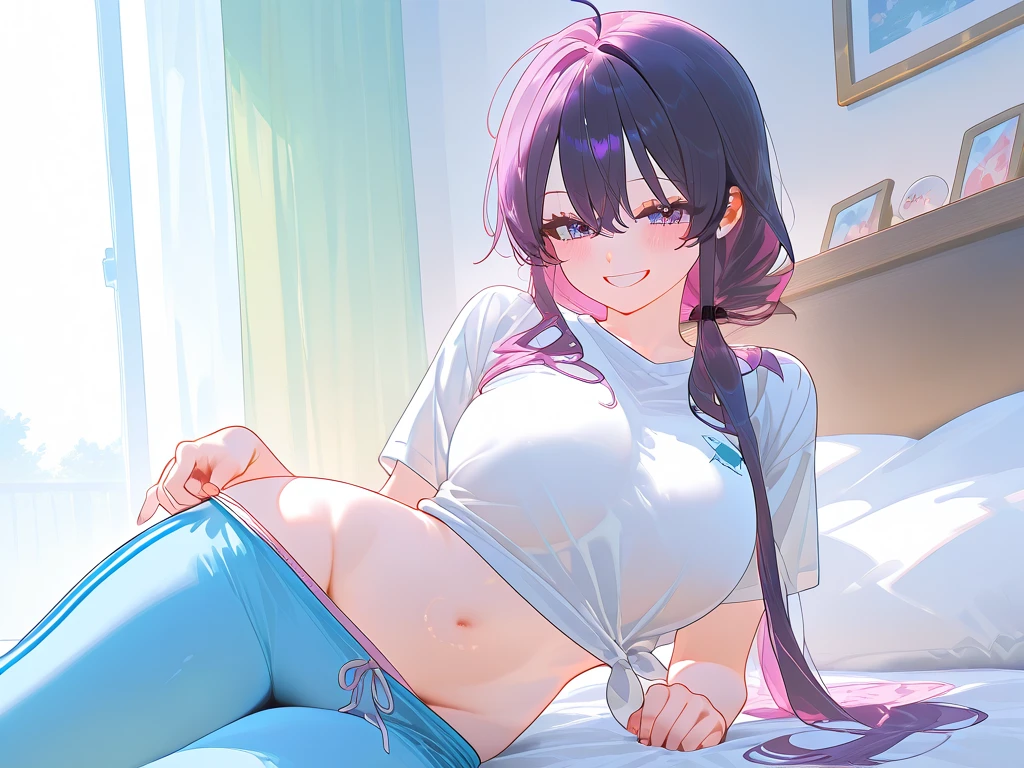 {{{{{16k,Ultra High-resolution realistic photograph of neat virgin buzzed instagramer in loungewear as pretty as a actress in the bedroom, The way she embarrassed herself is erotic, This girl is my girlfriend, so with a look of love for me, she rubs her waist and all the fat from her waist moves to her  and out from under her bra lets her mind go just for today and releases her body that she doesn't show to anyone}}}}},{{Extremely detailed}},{{{{{dye her cheeks flush and integrated her head pure small, thick lips, Enchanting thick gross idol's Lips}}}}},{{{{{the best glossy bang neat straight virgin hair}}}}},{{{{{She get more attractive and smoother her body, her expression and appearance are transformed into that of a pure, Her shame when her loungewear is rolled up exposing her body, Her white tits are so fluffy, and are depicted in great detail, she is cute when she gets embarrassed and hurriedly covers her breasts and nipples with her hands, She's the cutest in her loungewear, embarrassed by her adorably overflowing white tits}}}}