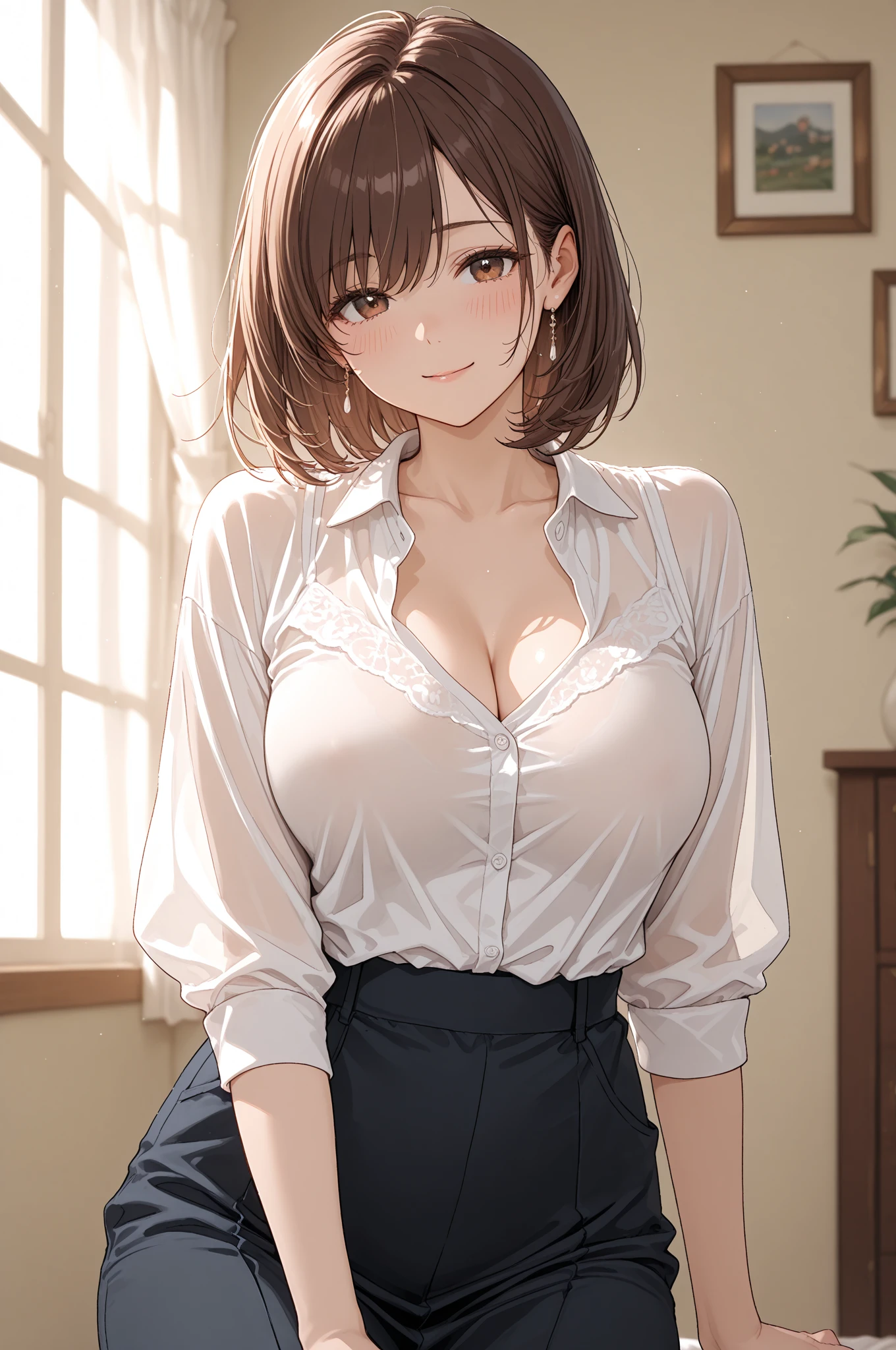 (((((woman and 1little boy)))),((((little boy Grab mama's breasts)))),(Thick thighs:1.1),(Huge breasts:1.3),(Embarrassing:1.3,blush:1.3),(intense orgasm:1.1),(Spread your legs:1.3),(tears:1.1),(((Lace panties))),(Wet:0.9),(Sweat:1.1),(button down shirt),((boys:1.2,erection:1.3)),((kitchen)),(Wearing skirt), masterpiece, Highest quality, Very detailed, Dynamic Angle, ((Perfect hands)), Fine, shiny skin), Great background,Artistic Overlays,The style is surrealism, Cinema Lighting,Ray Tracing,Holy Light,(Married women:1.3)