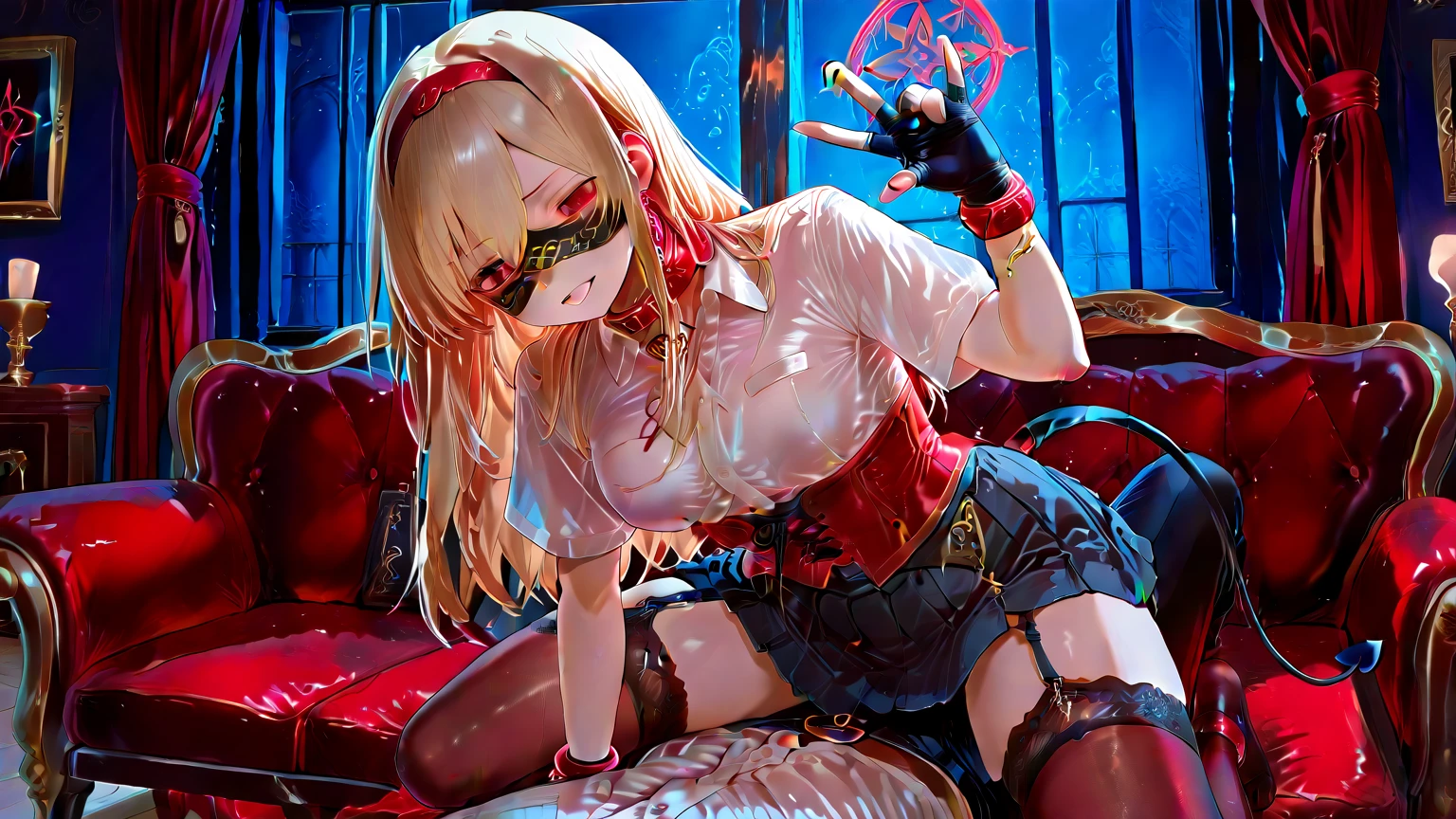 Shiny blond hair, very long hair, sophisticated haircut, ((((hair fully braided)))), ((small twisted braids)), thin and oval face, submissive, (((gagged))), ((((black tight corset)))), ((((tight skirt)))), cute and blushing 18 years old anime girl, look away because she is embarrassed and blushes, bright blue eyes, detailed face, detailed members, detailed arms, detailed hands, ((((sparkling diamond jewelry)))), tiara, ((makeup)), high heels, puffy sleeves, long gloves, long eyelashes, Girl lying, tied by ropes, shackled, can no longer move, tied tightly, very hard tied up with lots of ropes, hampered by so many ropes that she can no longer move, bound hands and feet, ropes tie his whole body, tied extremely tightly and forcefully to her bed by a lot of ropes, its limbs are strongly tied together by ropes, his torso is tied up with thick cords, her chest is so tied up with ropes that it sticks out, her legs are tied tightly with thick ropes, his hands are tied behind his back with ropes, she can no longer move her feet, her hands which are tied by thick ropes, she desperately tries to free herself, likes to be tied tight with big ropes, likes to be immobilized by big ropes, lying down, his hands and feet are strongly tied to the railing of his bed, his legs are pressed together and tied with ropes, its limbs are held vigorously by imposing ropes, her hands are tied securely behind her back by ropes, her chest is compressed by strong ropes, she is pressed against her bed and restrained by large ropes (shibari, arms behind the back:1.4), (hands on the back), (masterpiece, best quality) 1.5, 1girl, solo, (sexy, beautiful woman, perfect face, perfect eyes, perfect hands), samus aran, (shibari, arms behind the back:1.4), (hands on the back), Spread the legs, s' ((lie in bed by big ropes)), ((close up of the girl)), ((((lie in bed))))