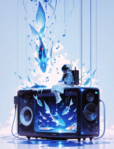 The abstract Astronaut 