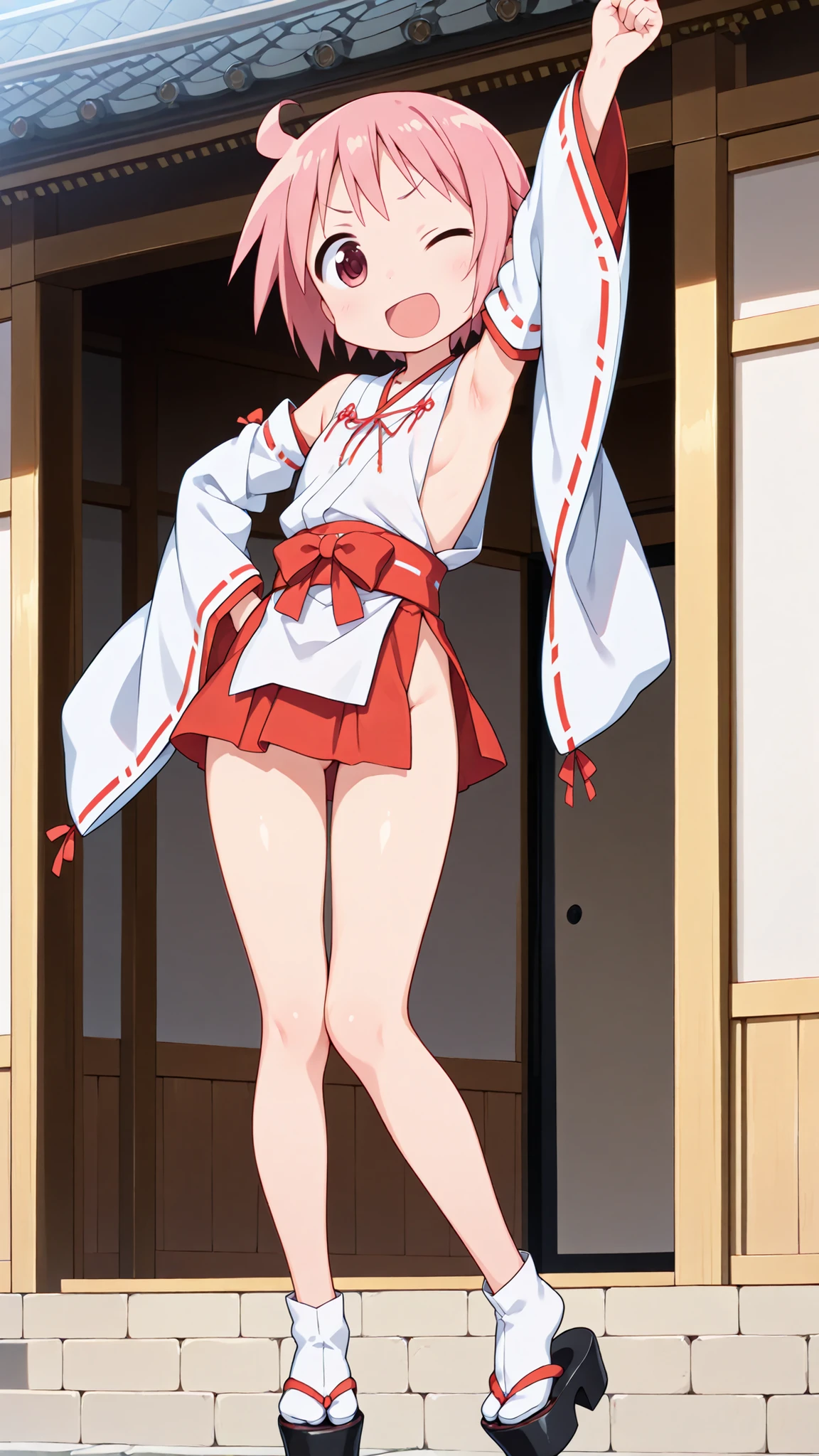 Loincloth、Anal、looking back、On all fours、Lift your butt up high、Yamakasa Festival、Square、Girl、Girl、Short、Younger、Lower school year、Baby Face、Both eyes open、Nipples、flat chest、Neighborhood Associationikoshi (portable shrine)、Dynamic Angle、Displeased
