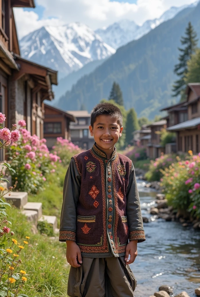 Himachal Pradesh boy pic create with himachli cap
