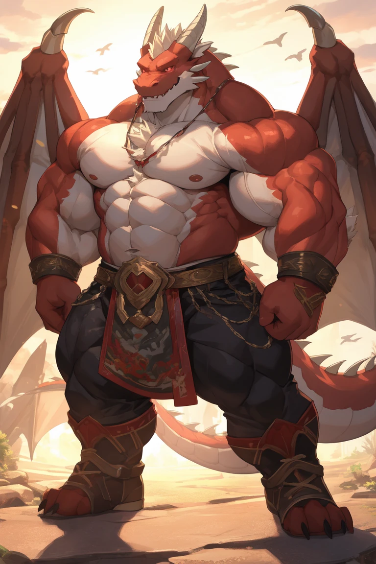 Solo, anthro, male (((bat, vampire, black sclera, red eyes, muscular, huge pecs, abs, white body, white fur, blonde hair, mane, neck tuft, facial tuft, arm tuft, pubes, sharp teeth, fangs, black nipples, ear piercing, long fangs, wings, black thong, big bulge))) standing, smirking, forest, night time, perfect anatomy, full body, by darkgem, by mystikfox61, by glitter trap boy
