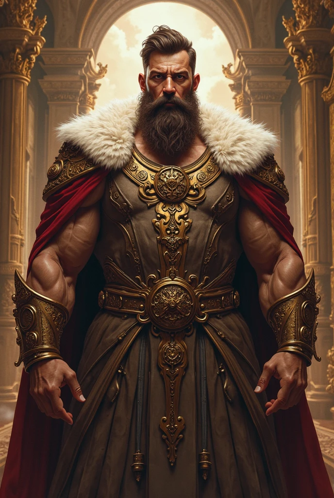 King with labour