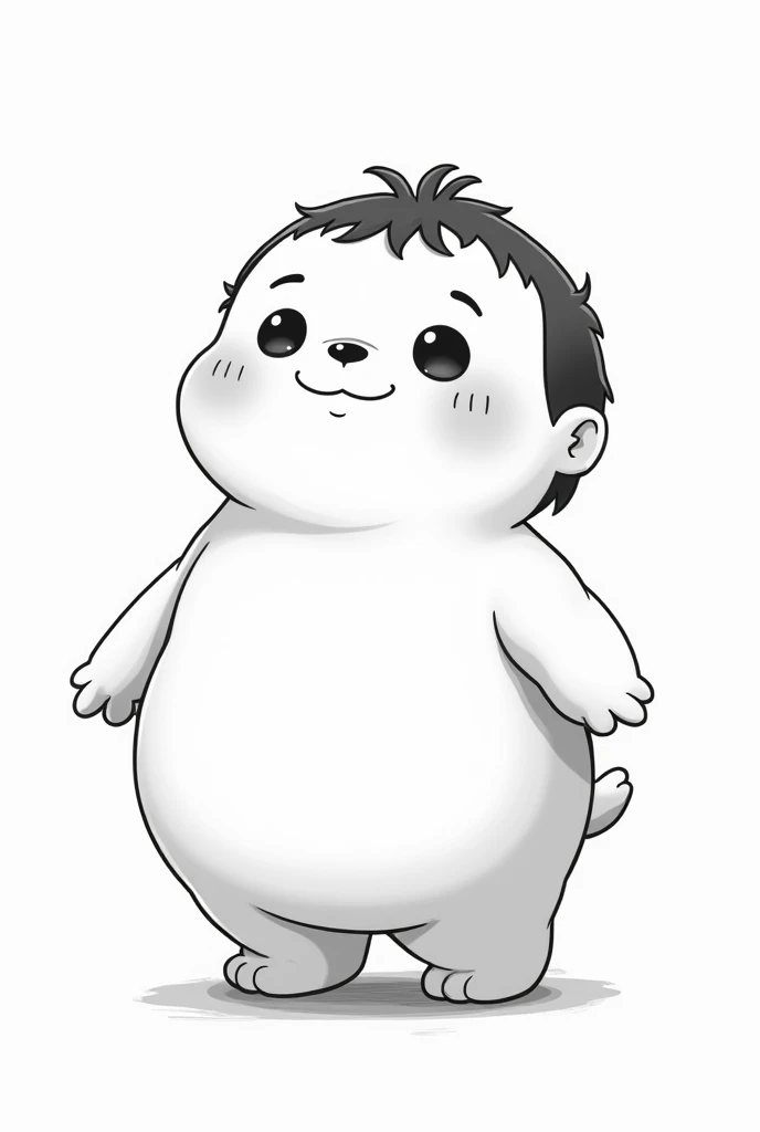 alone，male，chubby，Fat minora，Shirtless， alone， detailed， high resolution，， masterpiece，Excessive obesity，Obesity in the extremities，correct body proportions，overweight，Himi Tomoki，tomoki，mankind, naked, happy, Penis (Ejaculation)