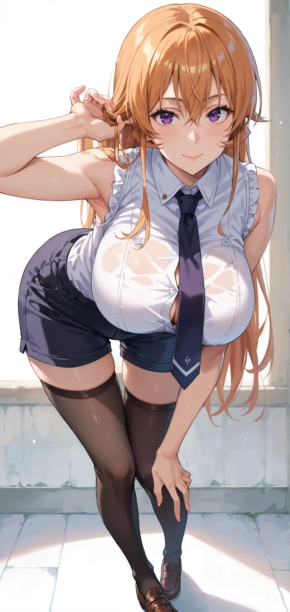 ((highest quality)), ((masterpiece)), (detailed), Perfect Face、NSFW、Big Breasts、Squat、Leg spread、solo、Covered in semen、front、Having sex in your underwear、Ahegao、Creampie、Garter Stockings、Sailor Moon、(((Normal position)))You can see her pussy even with her underwear on、Pussy