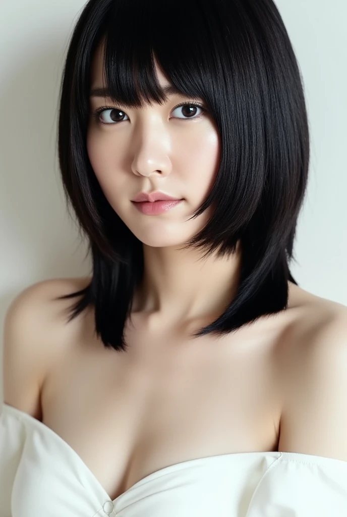 ((naked)) , surreal,1 female,(Lean your body:1.2),super detailed face,highly detailed lips,fine eyes, esbian,bewitching body,Black Extra short-cut hair,one Extra thin woman,25 years old, (8K, Now, RAW photography, best quality: 1.4), Depth of bounds written,photo quality, japanese women, alone, realistic skin, realistic face, mature woman, Saddle, squat, spread your legs, I didn't wear it, black hair, Features of very short hair, ((orgasm face:1.1)),