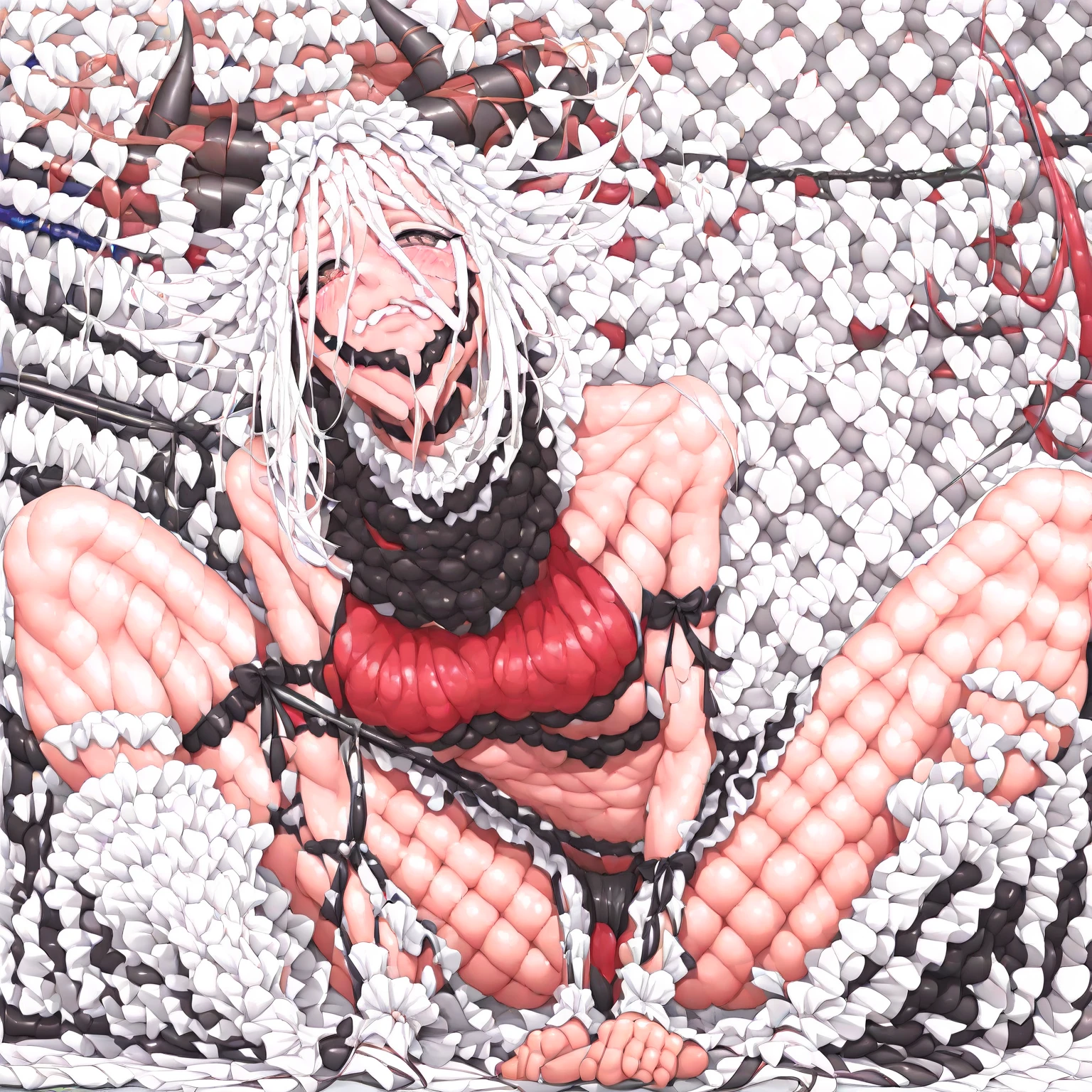 nsfw,scanime screencap,official art,black pantyhose,medium breasts, huge nipples,large areolae,short of a person,thin,small areola,gleaming skin,cute face,painful face,castle,anime style,high quality,sex with orc,score_9,blowjob ,deepthroat,vaginale,sex with 2 orc,sex with multiple orc,spread legs,lying down,from above,(huge cock),((veiny penis)),cum in pussy, excessive cum,,((empty eyes)),,Expressionless, huge breasts,,
terakomari, very long hair, blonde hair, red eyes, small breasts, hair bun, ahoge, hair between eyes, hair intakes, blue bow, belt, long sleeves, red jacket, white skirt, white thighhighs