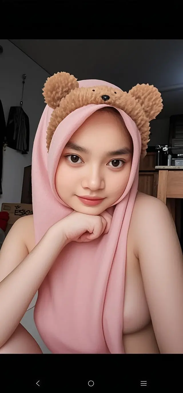 A woman with red hijab, Realistic, Photorealistic, 8K, Masterpiece, Best Quality, High Definition, Live Action, RAW Photo, Single Woman, Beautiful Body,Cleavage, Sexy, red Competitive Swimsuit,