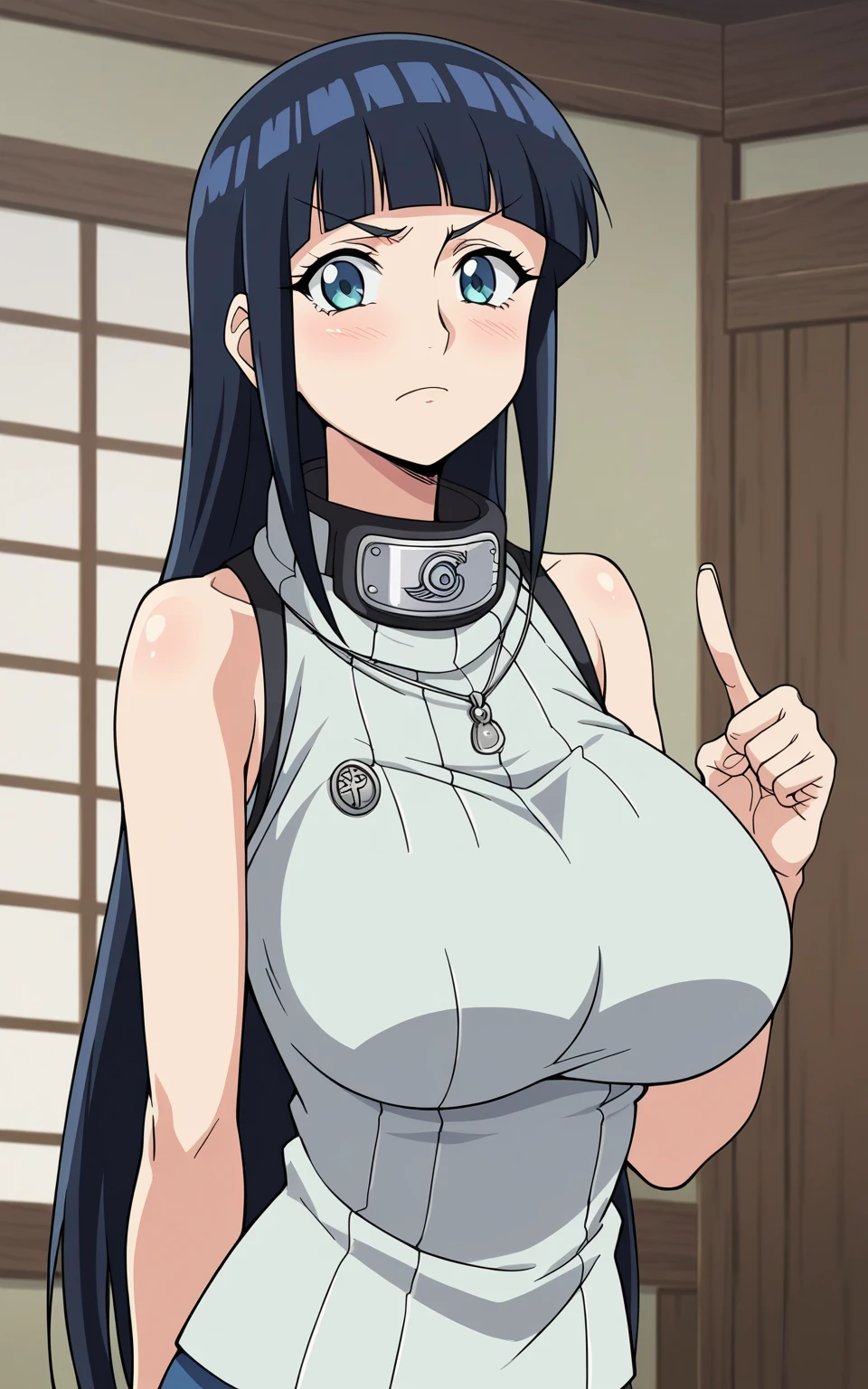 masterpiece, absurdres, 1girl, hinata\(shippuden\), solo, nude, looking at viewer, floating hair, wind, blue pants, (Best Quality), length hair, large breasts, breasts out,Bound, Bondage, (arms behind back:1.4), BDSM, tape, TAPE BONDAGE, close-up, srestrained, best anatomy, Curled up, disgusted face, shout, Upper body, blushing face, humiliation, desperate, (front), (men touching her ), touching breasts, (((pov hand squeezing breasts))), garden, outdoor