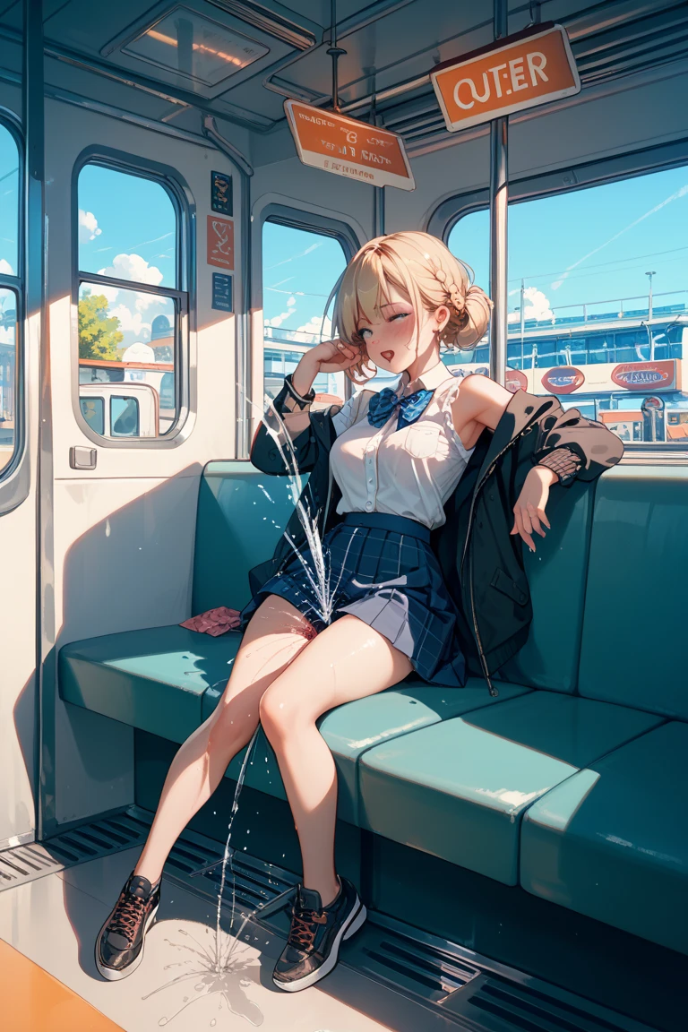 Cinematic lighting、Highest quality、Photo taken from outside a public telephone、Girl in a public phone、(Kitagawa.marin)See-through panties、high school girl、Leg spread、orgasm、Torn 、Sweaty、Sweat、Sex、Putting a man&#39;s penis into a vagina、fuck、Putting dick in vagina、Insert、nsfw、Rubbing huge breasts、