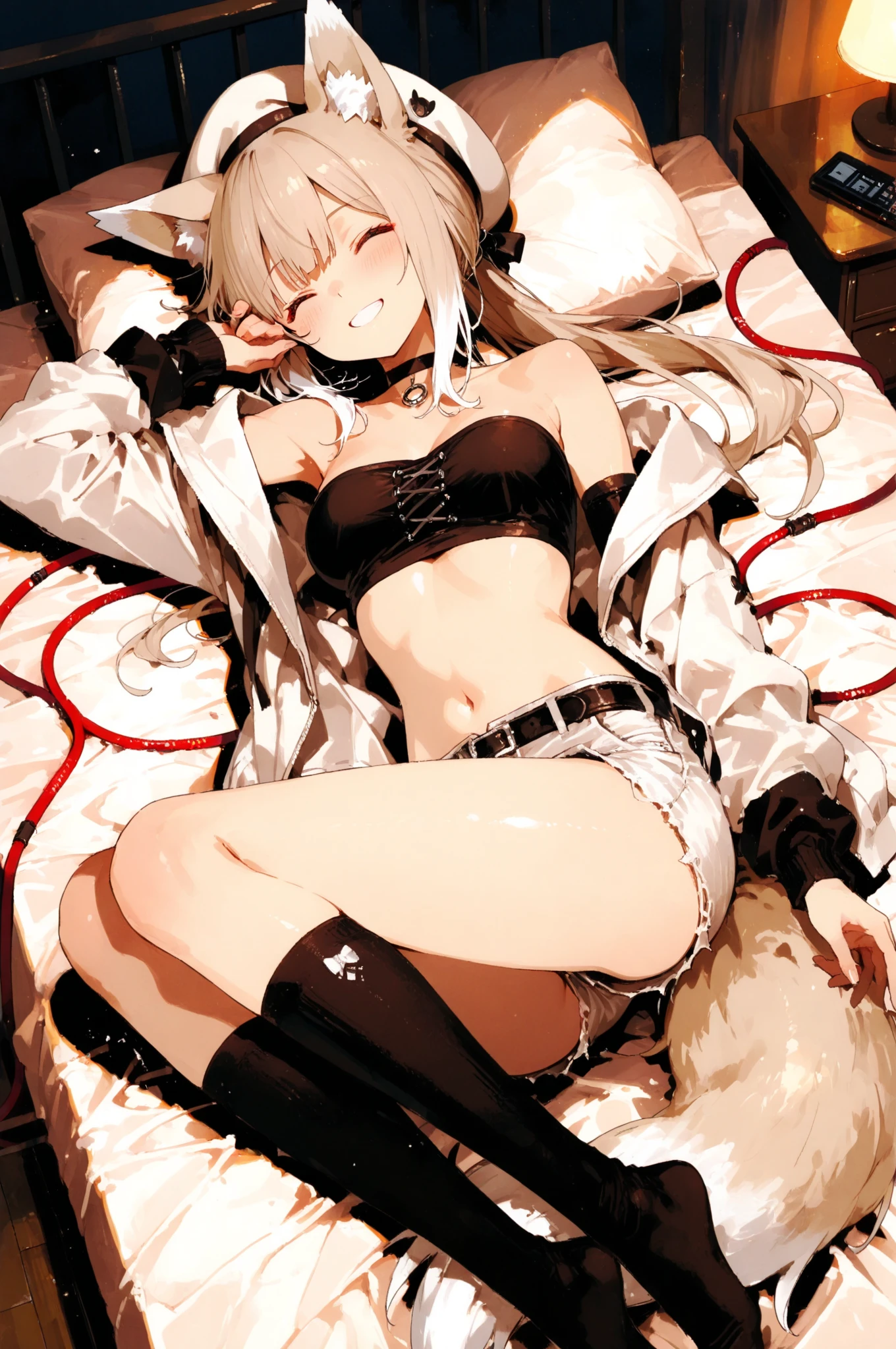  all over the body、Soleを見せて、sprawl、Sole、M-shaped spread legs、Yogurt all over your body、adult female opening leicester piece、1 person、solo、Braid、torn clothes、handcuffs、chain on ankle、one navel、tears、(back arm:1.2)、shibari、Lock、heart-shaped pupil、ハンドfrailty、frailty、ruined toilet、pink panties、white shirt、black tie