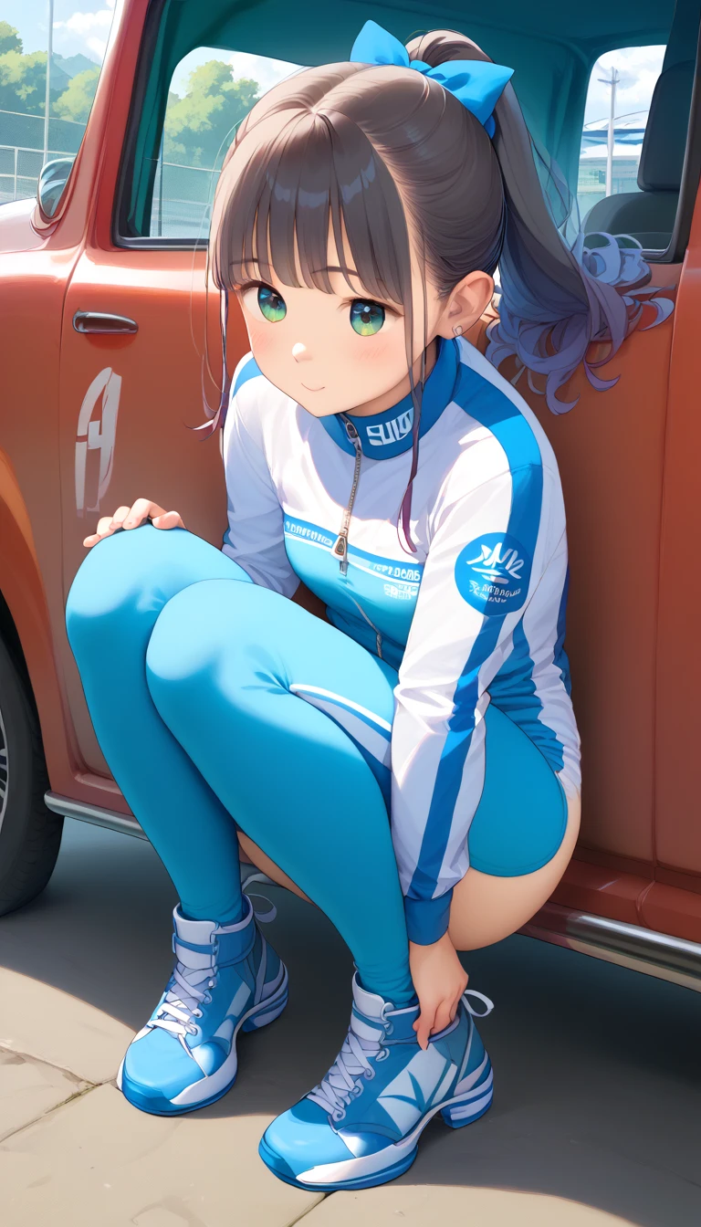 (masterpiece、Highest quality、Highest quality、Official Art、Beautiful and beautiful:1.2)、(One girl:1.3)Hatsune Miku、Twin tails,Beautiful breasts, Katsushika Hokusai,(Realistic), (Intricate details: 1.2), (Tabletop: 1.3), (Highest quality: 1.4), (Ultra high resolution A: 1.2), Ultra high resolution A, (Detailed eyes), (Detailed face), Dramatic lighting, Sharp focus, 1 Beautiful Girl,Beautiful Japanese Idols,(Road Bike Racing Uniform),Teenage girl with perfect bike ride,In addition々Cowardly face, Beautiful Face, smile,Big Ass,Perfect hands,Beautiful legs,(Ride a road bike:1.2),Ginkgo tree with leaves,Autumn blue sky,Observe your audience,