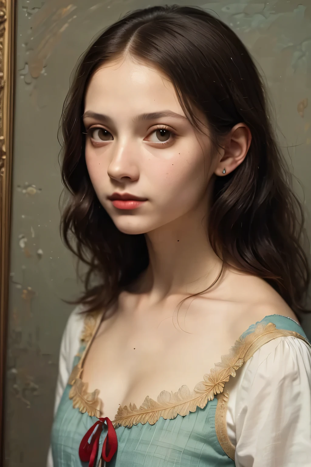 (8K, Highest quality, masterpiece)，{Realistic, RAW Photos, Super Fine Clear, Portraiture, (Influenced by impressionist paintings, Vermeer&#39;s Style, Monet&#39;s Style:1.6)}, Realistic Light, Detailed skin, (A beautiful woman with a slim figure, Age 25, Princess:1.5), Thin legs, fine grain, Long white hair, Detailed fingers, thin, Sexual, Expressions of Ecstasy, (Big, bouncy, firm bust:1.4), (Crimson dress:1.2),(The dress has a wide opening at the chest;1.6), Exposing the breasts, (Shangri-La, Flower Storm:1.8), Wide and beautiful view, (Mountain side, River side:1.5), (Surrounded by animals and birds:1.2),  Alluring, Sad expression, Wet with rain, dynamic sexy poses, Alluringな踊り, Belly dancing in the rain, Spin with your arms outstretched
