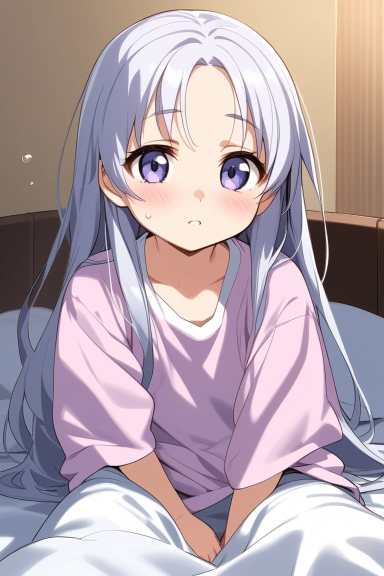 (masterpiece, best quality), intricate details,
1girl, <lora:ShiroNGNL:0.8> ShiroNGNL, white hair,
indoors, lying on bed, bedroom, sleeping, cute, pink pajamas,