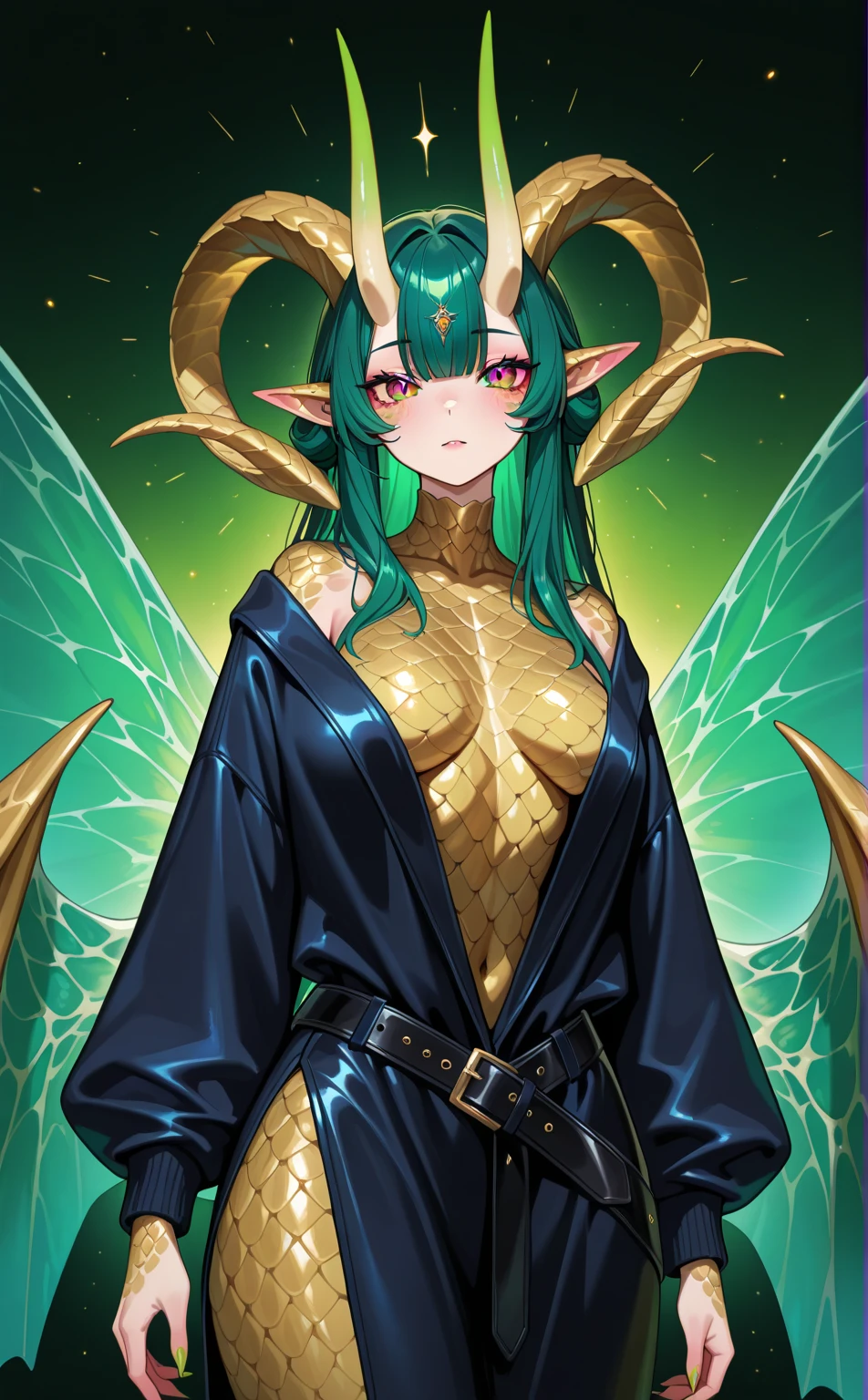 dark green dragon