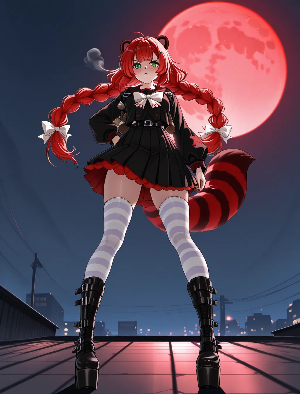 カスタマイズ可能な制服を着たウキナミ ユズハ