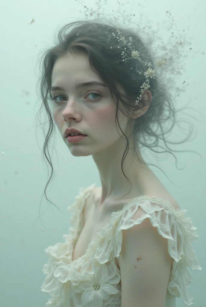 surrealistic photography of a female